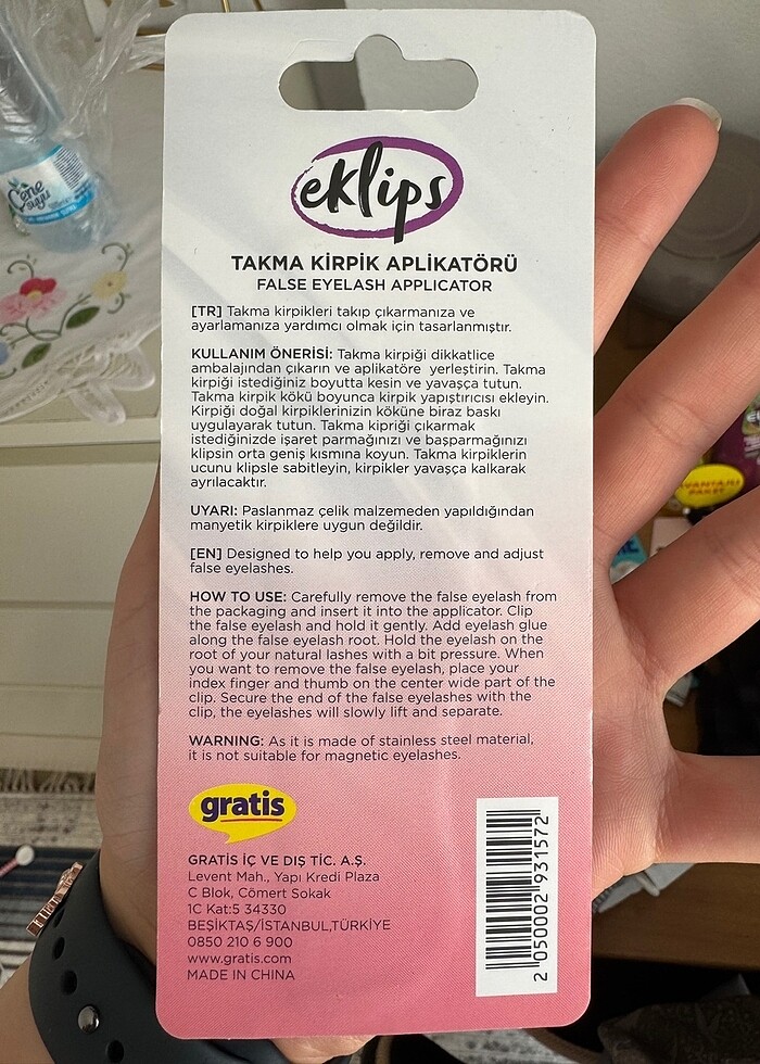 Takma kirpik cımbızı - Görsel 3