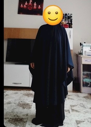 Uzun Siyah Gotik Kadın panço - Görsel 2