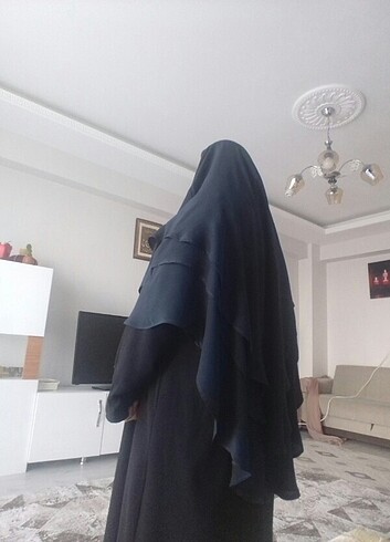 3 katlı khimar