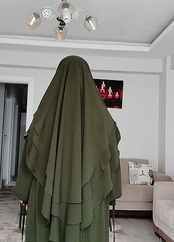 xxl Beden 3katlı sufle ve feracesi