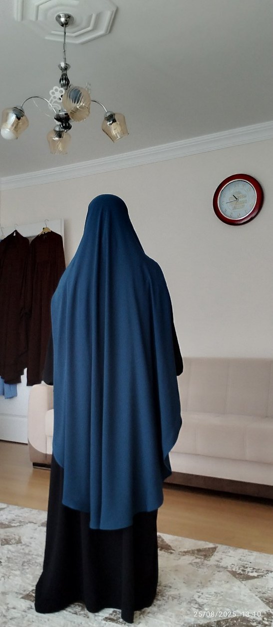 sufle ferace elbise - Görsel 4