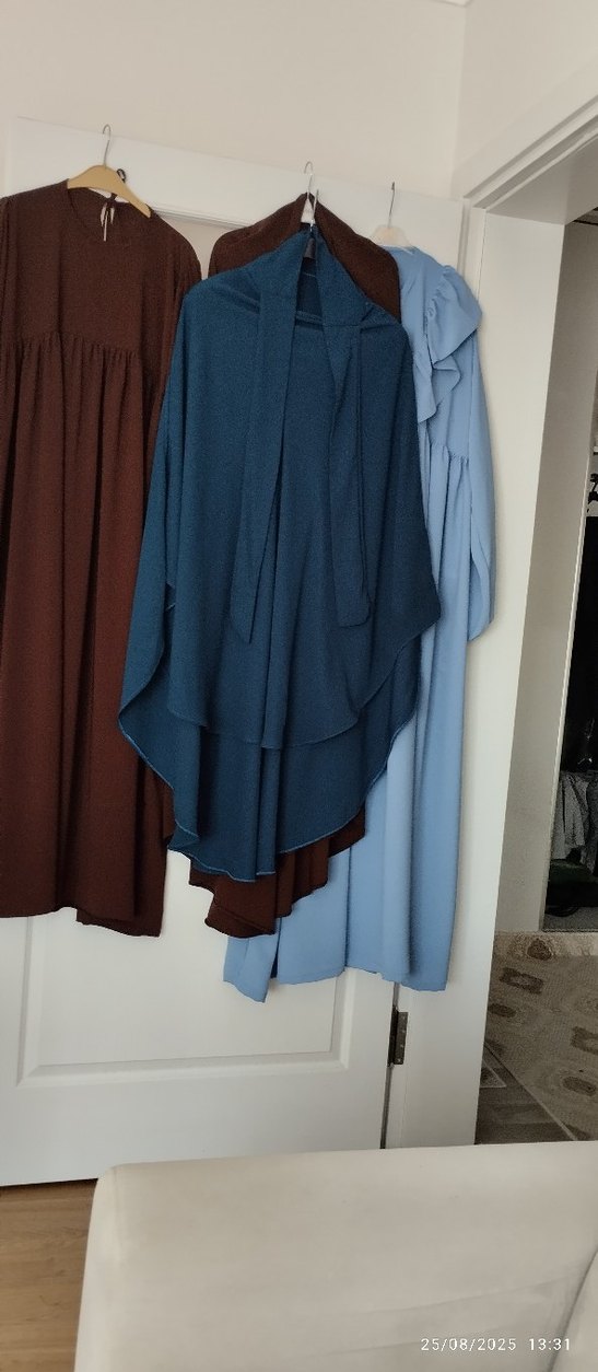 sufle ferace elbise - Görsel 2