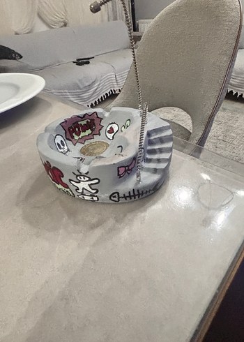 El yapımı skate park küllük - Görsel 2