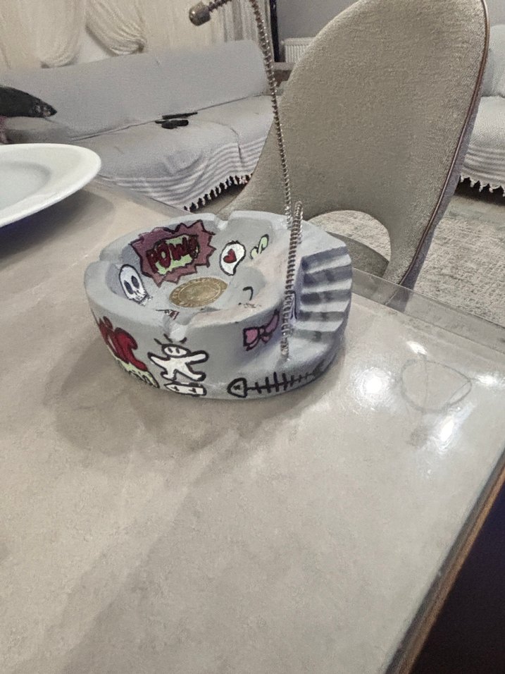 El yapımı skate park küllük - Görsel 2