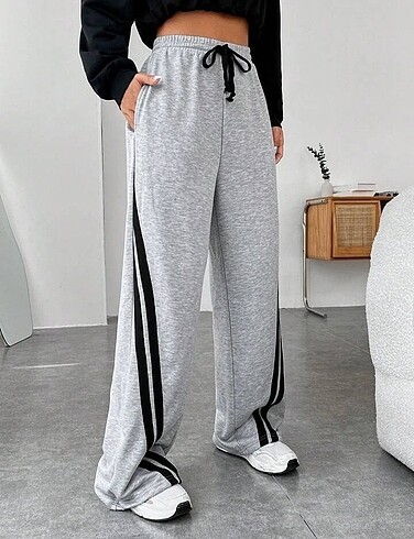 Y2K Çizgili Jumpers Eşofman