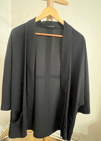 Stradivarius Siyah Salaş Ceket - Görsel 4