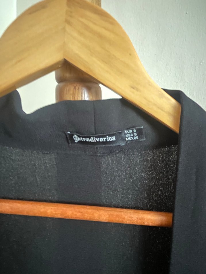 Stradivarius Siyah Salaş Ceket - Görsel 5