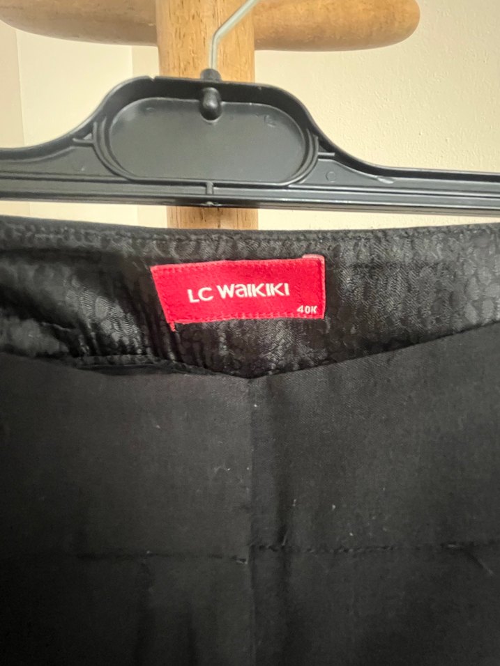 Lcw Siyah Kadın Kumaş Pantolon - Görsel 2