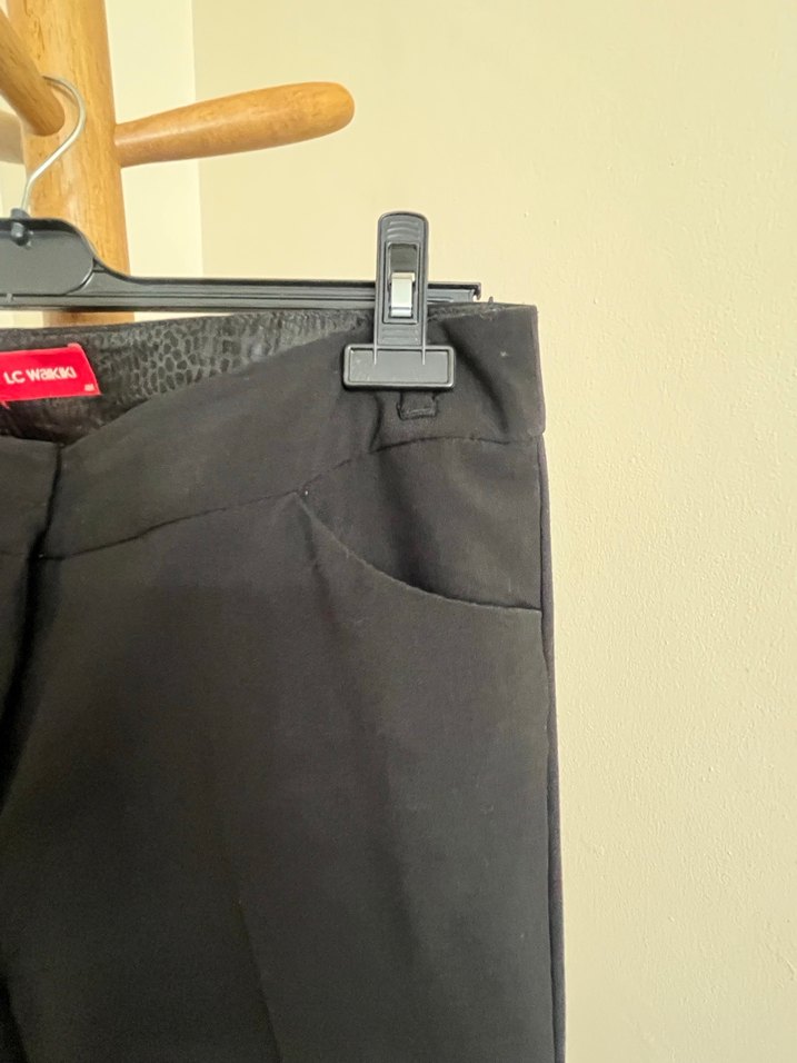 Lcw Siyah Kadın Kumaş Pantolon - Görsel 3