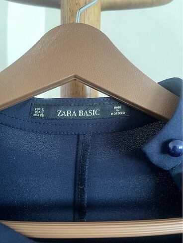 Zara Zara Lacivert Elbise