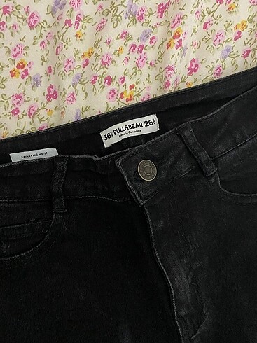 Pull and Bear pull&bear dizi yırtık skinny jean