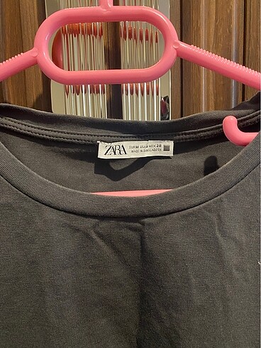 m Beden gri Renk zara basic tshirt