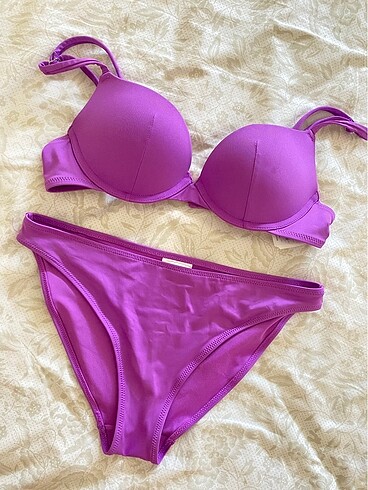 hm push up mor bikini takımı