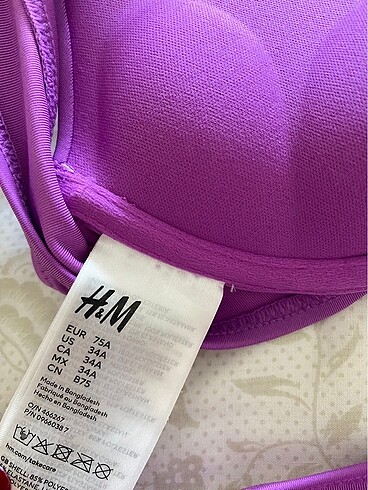 m Beden mor Renk hm push up mor bikini takımı