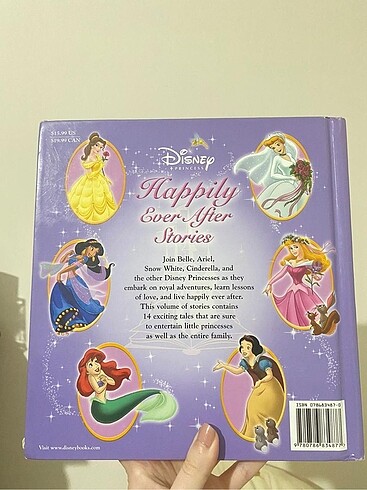 disney prensesleri ingilizce hikaye kitabı