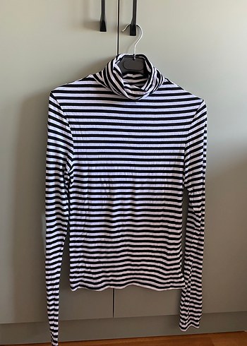 s Beden h&m boğazlı uzun kollu ince bluz