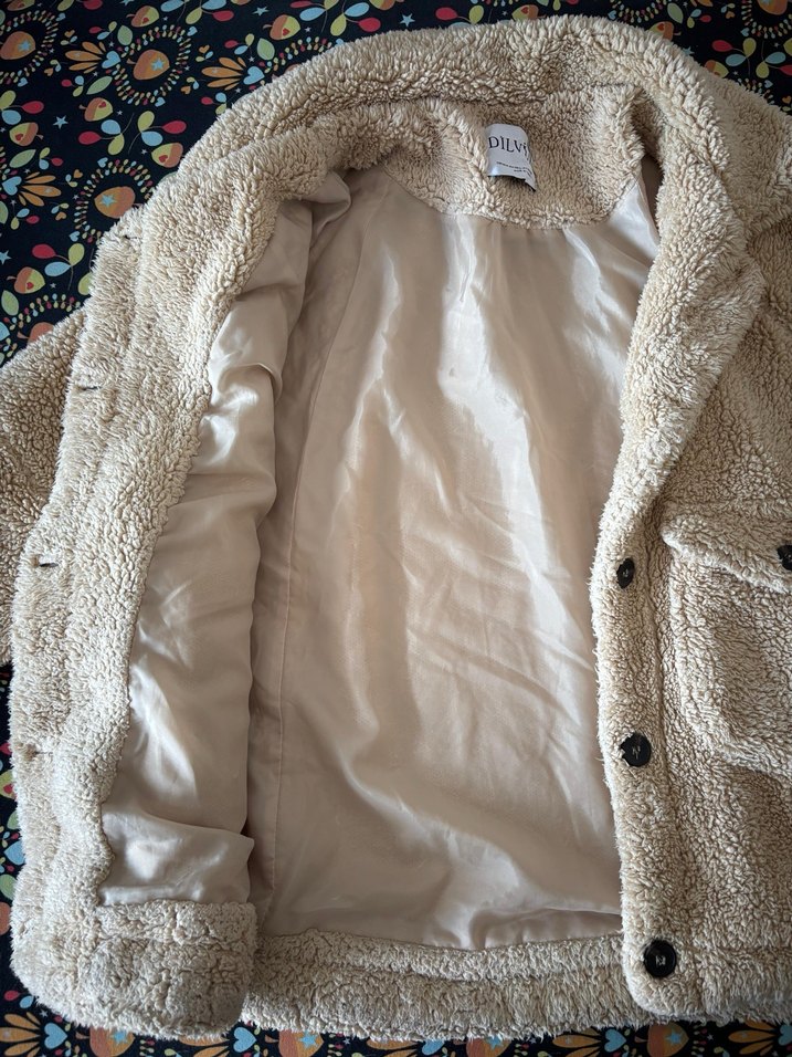 dilvin suni kürk bej - Görsel 4