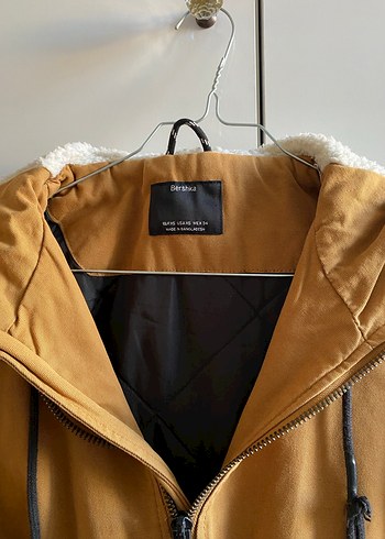bershka hardal mont - Görsel 2