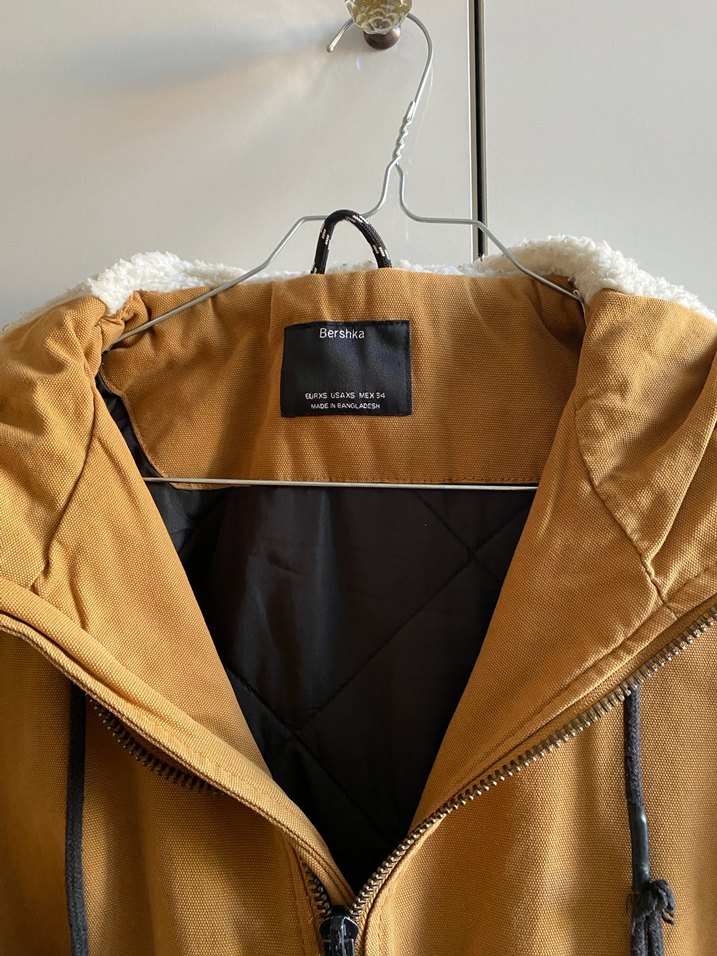 bershka hardal mont - Görsel 2