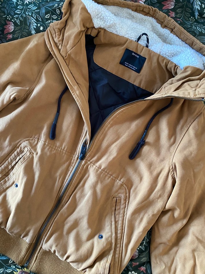 bershka hardal mont - Görsel 4