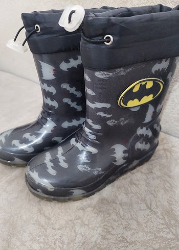 Erkek Çocuk Batman Desenli Lastik Bot