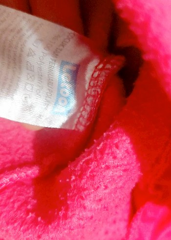 Kız Çocuk Pembe Fermuarlı Polar Ceket - Görsel 3