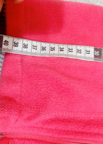 Kız Çocuk Pembe Fermuarlı Polar Ceket - Görsel 4