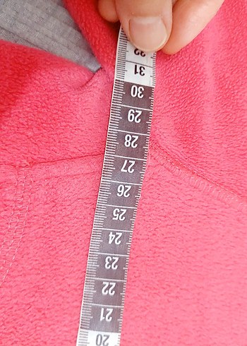 Kız Çocuk Pembe Fermuarlı Polar Ceket - Görsel 5