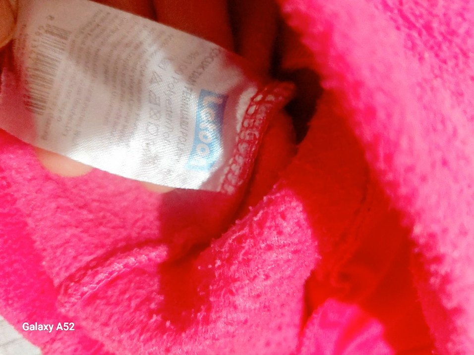 Kız Çocuk Pembe Fermuarlı Polar Ceket - Görsel 3