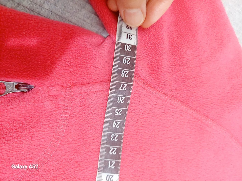 Kız Çocuk Pembe Fermuarlı Polar Ceket - Görsel 5