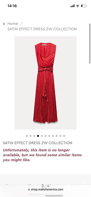 xs Beden Zara elbise