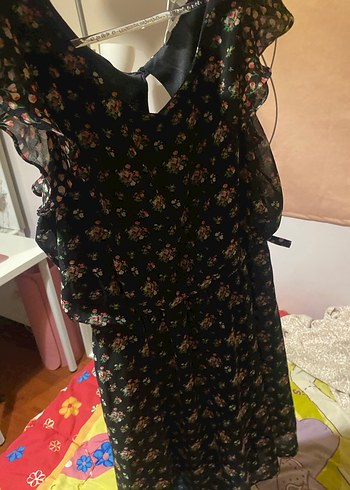 C&A Çiçek Desenli Bohem Midi Elbise
