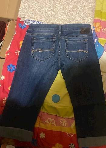 29 Beden Kadın Lacivert Baggy Denim Midi Jean