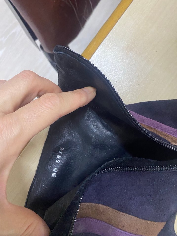 Mor Süet Stiletto Topuklu Kadın Bot - Görsel 5