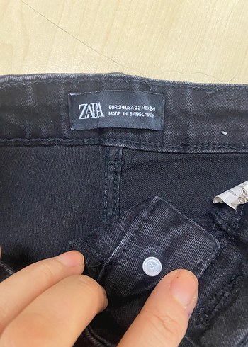 Laiyah  Kadın Normal Boy Denim Jean zara marka - Görsel 2