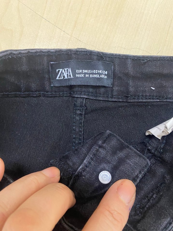 Laiyah  Kadın Normal Boy Denim Jean zara marka - Görsel 2