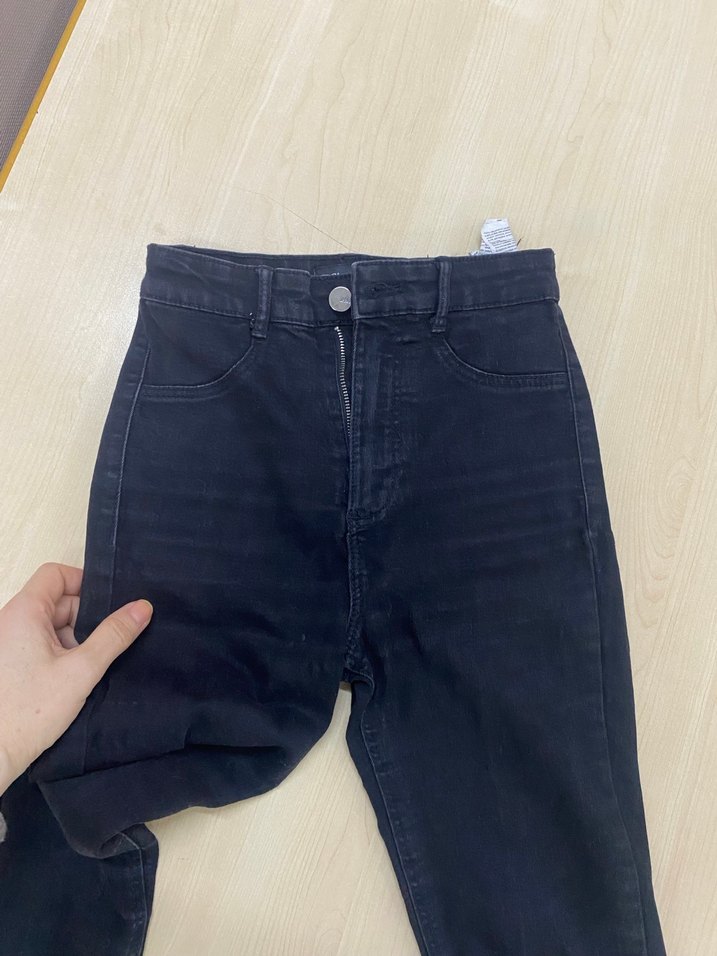 Laiyah  Kadın Normal Boy Denim Jean zara marka - Görsel 3