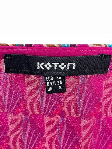 36 Beden çeşitli Renk Koton Kısa Elbise %70 İndirimli.