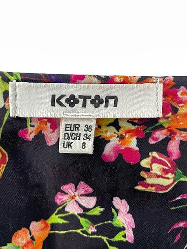36 Beden çeşitli Renk Koton Kısa Elbise %70 İndirimli.