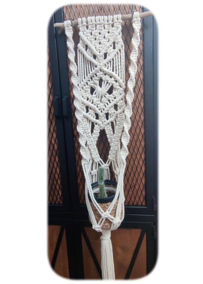 Makrome çiceklik - Görsel 2