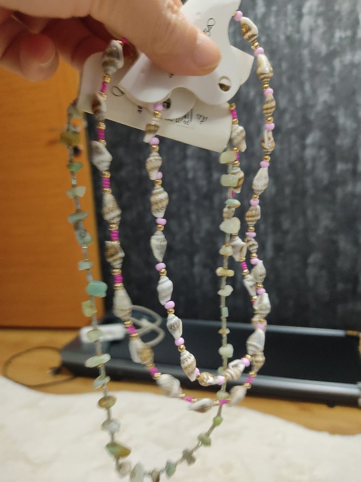 Boncuklu Beyaz Bohem Kadın El Zinciri - Görsel 5