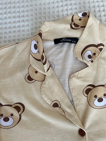 xxl Beden camel Renk Pijama takımı altüst