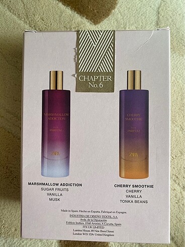 Zara Zara marshmallow addiction ve cherry smoothie