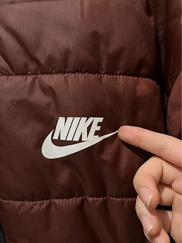 s Beden bordo Renk orijinal nike şişme mont