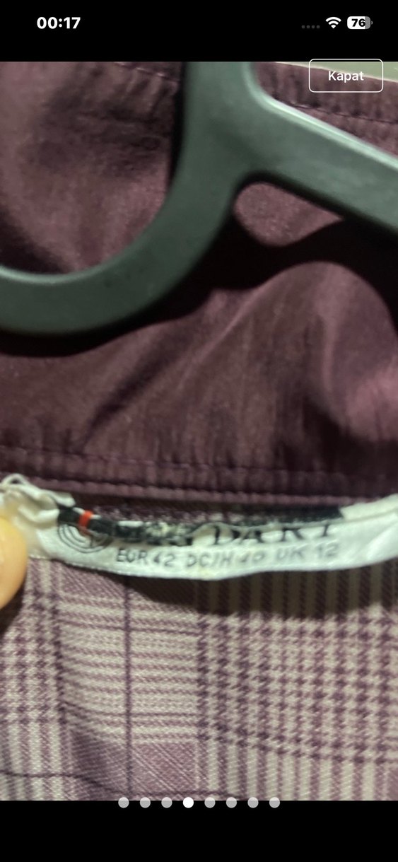 Bordo Uzun Kadın Yağmurluk - Görsel 4