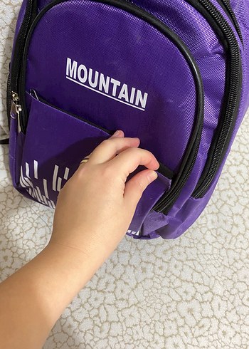 Mor Renkli Çocuk Okul Çantası MOUNTAIN - Görsel 4