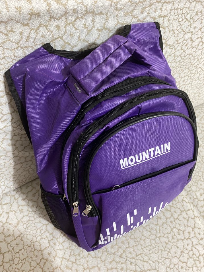 Mor Renkli Çocuk Okul Çantası MOUNTAIN - Görsel 2