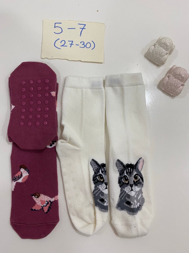 5-7 Yaş Kaymaz Çorap - Görsel 2