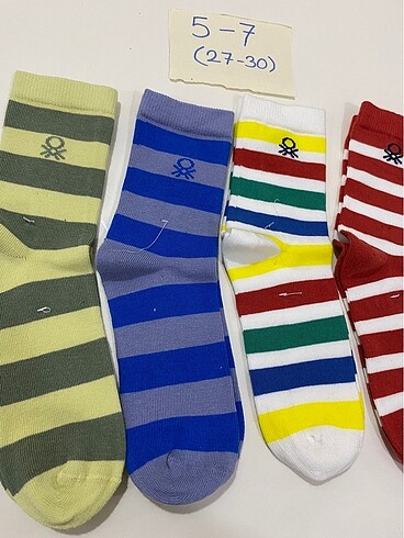 Benetton 5-7 Yaş Benetton Çorap
