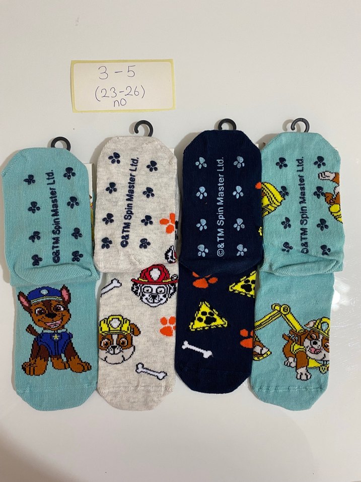 3-5 Yaş Paw Patrol Kaymaz Çorap - Görsel 2
